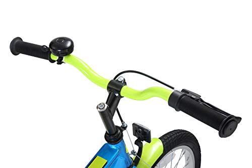 BIKESTAR Bicicleta Infantil para niñas a Partir de 6 años | Bici 20 Pulgadas con Frenos | 20" Edición Moderna Azul Verde