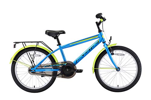 BIKESTAR Bicicleta Infantil para niñas a Partir de 6 años | Bici 20 Pulgadas con Frenos | 20" Edición Moderna Azul Verde