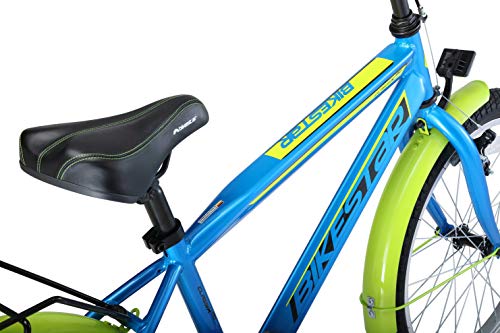 BIKESTAR Bicicleta Infantil para niñas a Partir de 6 años | Bici 20 Pulgadas con Frenos | 20" Edición Moderna Azul Verde