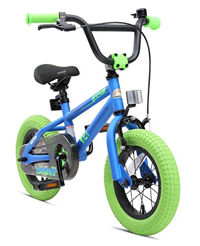 BIKESTAR Bicicleta Infantil para niños y niñas a Partir de 3 años | Bici 12 Pulgadas con Frenos | 12" Edición BMX Azul