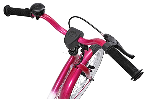 BIKESTAR Bicicleta Infantil para niños y niñas a Partir de 5 años | Bici 18 Pulgadas con Frenos | 18" Edición Clásica Rosa