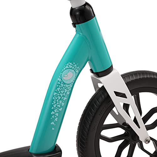 BIKESTAR Bicicleta sin Pedales Muy Ligera para niños y niñas | Bici 12" Pulgadas a Partir de 3-4 años | Eco Clásica Turquesa