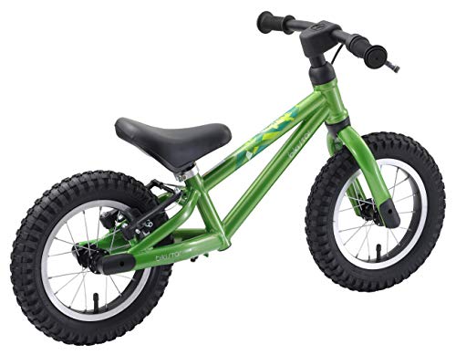 BIKESTAR Bicicleta sin Pedales para niños y niñas 3-4 años | Bici con Ruedas de 12" Edición Bici de montaña | Verde