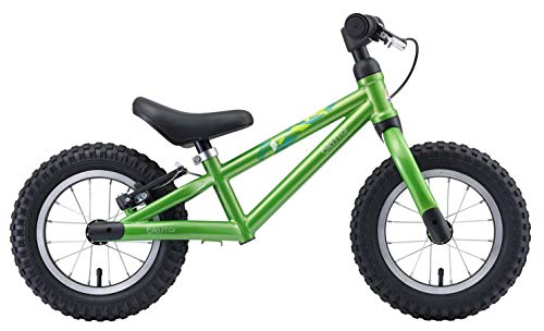 BIKESTAR Bicicleta sin Pedales para niños y niñas 3-4 años | Bici con Ruedas de 12" Edición Bici de montaña | Verde
