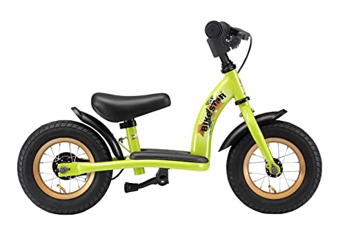 BIKESTAR Bicicleta sin Pedales para niños y niñas | Bici 10 Pulgadas a Partir de 2-3 años con Freno | 10" Edición Clásica Verde