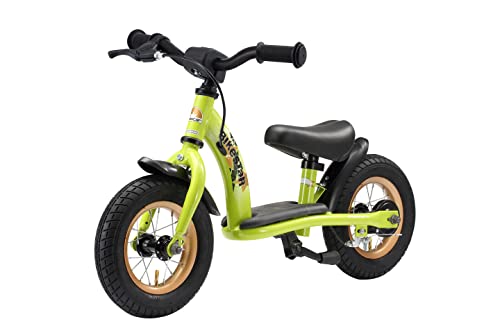 BIKESTAR Bicicleta sin Pedales para niños y niñas | Bici 10 Pulgadas a Partir de 2-3 años con Freno | 10" Edición Clásica Verde
