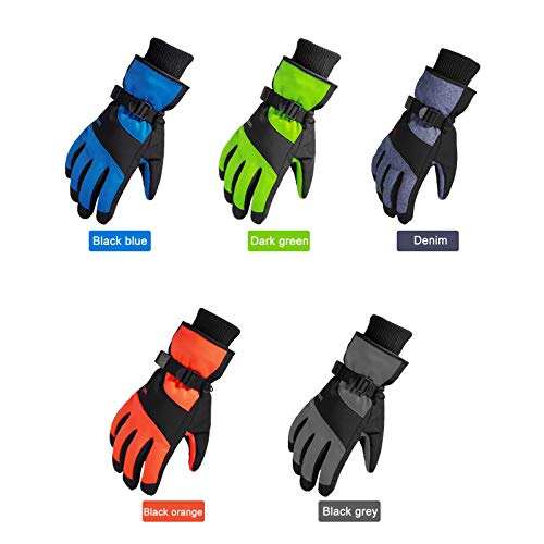 BIKETAFUWY Guantes de ciclismo para hombre y mujer, guantes de deporte con dedos completos, palma acolchada, para bicicleta, moto, carreras, deportes al aire libre, guantes de invierno