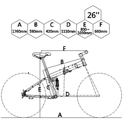 BIKFUN Bicicleta Eléctrica Plegable, 26" E-Bike para Adulto, Batería de Litio Extraíble(36V, 8Ah), 250W Motor de Alta Velocidad, Shimano 21 Velocidades (26" montaña Blanco)