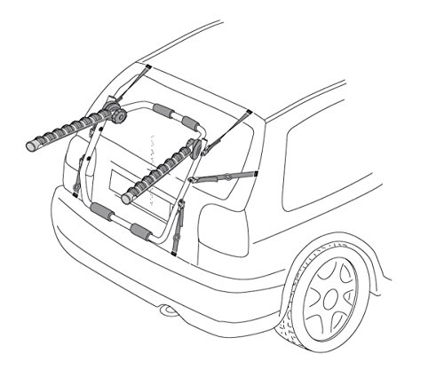 Biki 552863 - Soporte de bicicletas para maletero