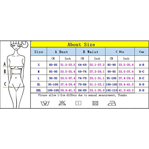 Bikini Traje baño Micro Bikini Set Mini Bikini Thong Swimsuits para Mujer Traje de baño Brasil Ropa SWMWEE Trajes de baño Impresión de Vaca Bikini Natación Bikini Trajes de baño Trajes de baño Trajes