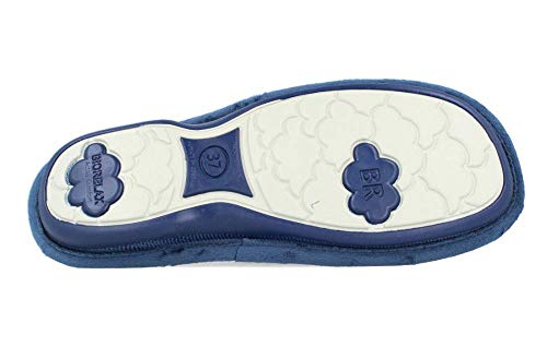 BioRelax - Zapatillas Mujer Unicornio Marino - Azul, 37