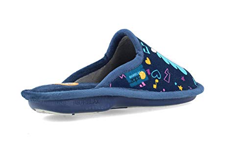 BioRelax - Zapatillas Mujer Unicornio Marino - Azul, 37