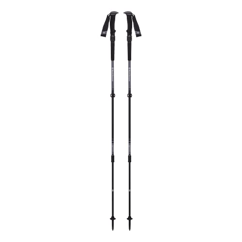 Black Diamond Trail Pro Shock Trek Poles Bastones de Senderismo, Unisex-Adult, Granite, 105-140 cm