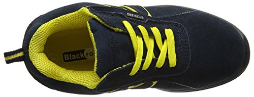 Blackrock Hudson Trainer - Zapatillas de seguridad con punta de acero, Unisex Adulto,Multicolor (Navy/Yellow), talla 42 EU (8 UK)