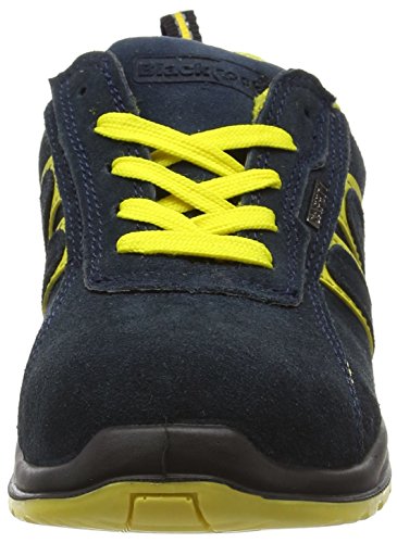 Blackrock Hudson Trainer - Zapatillas de seguridad con punta de acero, Unisex Adulto,Multicolor (Navy/Yellow), talla 42 EU (8 UK)