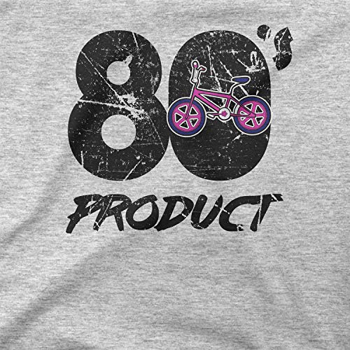 BLAK TEE Hombre Vintage Retro 80's Product BMX Bike with Spokeys Camisa De Entrenamiento S