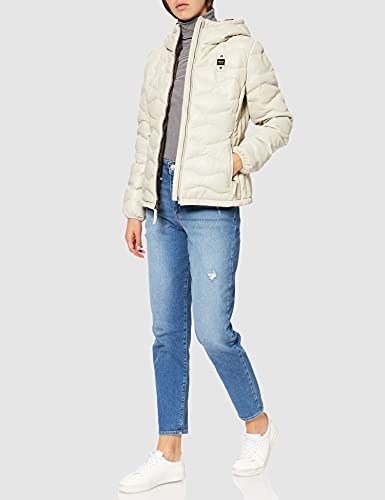 Blauer Pelle Capo Spalla Imbottito Chaqueta de Cuero, 120 Calce, XL para Mujer