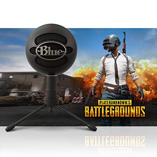 Blue Microphones Snowball - Black iCE + PlayerUnkown's Battleground Streamer Bundle, color Negro