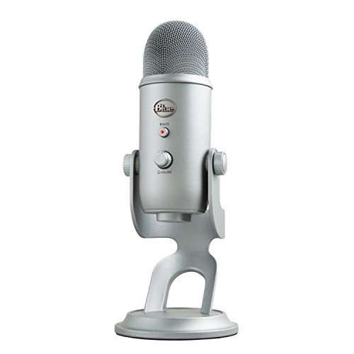 Blue Microphones Yeti - Micrófono USB para grabación y transmisión en PC y Mac, transmisión de juegos, llamadas de Skype, transmisión de Youtube, Plug and Play, color Gris frío