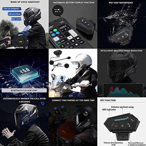 Bluetooth Casco De Moto Modular,Mujer Y Hombre Flip Up Doble Visera Cascos Integrales De Moto,DOT/ECE Homologado,para Locomotive Mofa Scooter Racing,Obsequio De Sombrerería Gratis