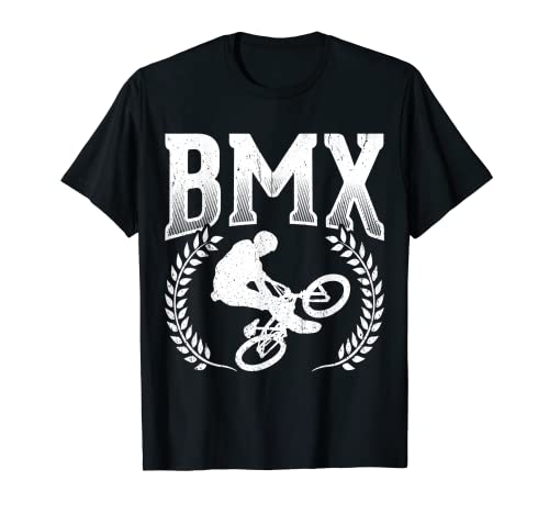 BMX Dirt Bike Freestyle Rider Geschnek Retro Camiseta