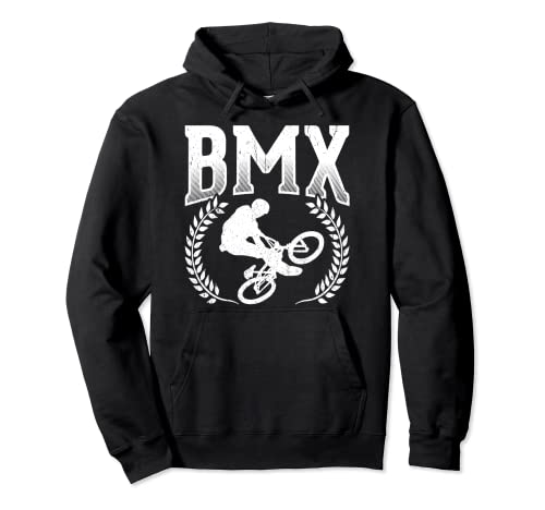 BMX Dirt Bike Freestyle Rider Geschnek Retro Sudadera con Capucha