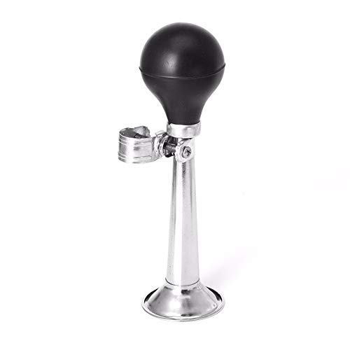 Bocina para Bicicleta con Soporte y Tornillo, Bicicleta Bocina para Mayoría de Bicicletas, Vehículos Recreativos, Bicicletas de Montaña, Plata, Negro, Unisexo