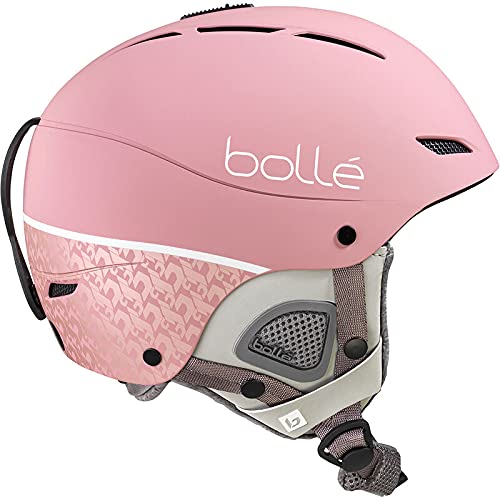 Bollé Juliet Cascos de esquí, Mujeres, Vintage Rose Matte, 54-58 cm