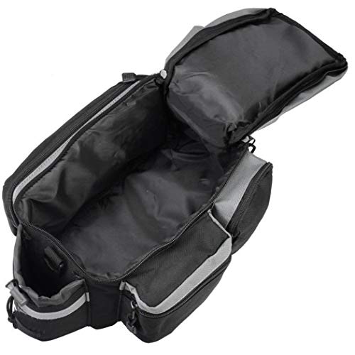 Bolsa BestFire para la parte trasera de bicicleta de montaña MTB, de 7 l de capacidad, impermeable