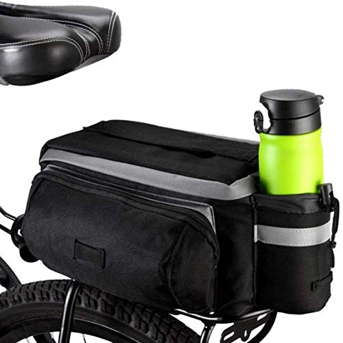 Bolsa BestFire para la parte trasera de bicicleta de montaña MTB, de 7 l de capacidad, impermeable