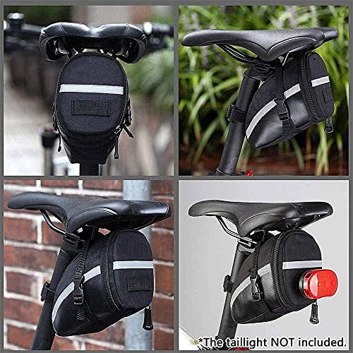 Bolsa Bicicleta, Bolsa de Sillín de Ciclismo, Bolsa de Sillín de Bicicleta, Bolsa para Bicicleta de Montaña, Adecuado para Bicicletas de Carretera, Bicicletas de Montaña, Bicicletas Urbanas