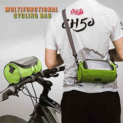 Bolsa de asiento trasero de bicicleta Bolso de asiento de la bicicleta del bolso del manillar de la bici bolsa de deporte al aire libre del cubo posterior del tronco trasero del bolso de hombro Bolsa