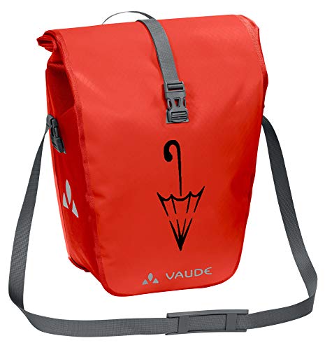 Bolsa de ruedas traseras Vaude Aqua Back, color lava SE, tamaño 37 x 33 x 19 cm