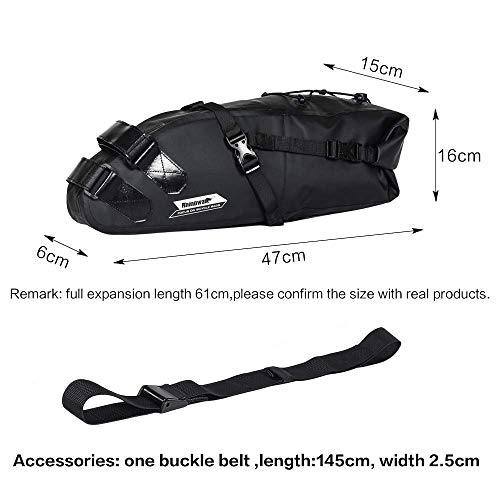 Bolsa impermeable para sillín de bicicleta, bolsa para debajo del asiento, impermeable, para bicicleta de montaña, carretera, bicicleta, accesorios profesionales de ciclismo