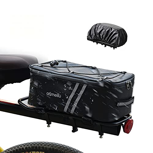 Bolsa Trasera para Bicicleta,Multifuncional Bolsa Alforja Trasera para Bicicleta Impermeable para Bicicleta Tronco Pack Bolsa de Transporte,para Bicicleta Bicicleta de Carretera,8L