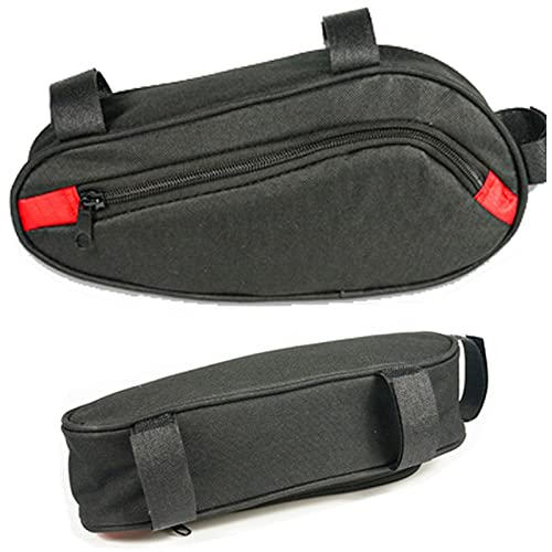 Bolsa Triangular Impermeable, Bolsa para Bicicleta Triangular, Bolsa de Marco de Tubo Delantero de Bicicleta, Apto para Hombres y Mujeres, Apto para Bicicletas de Montaña, Bicicletas Plegables