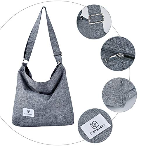 Bolsos Mujer,Fanspack Bolso Bandolera Mujer de Lona Bolsos Mujer Grandes Bolsos de Mujer Bolso Tote Mujer Bolso Shopper Hobo Bag Bolso Shopper Multifuncional