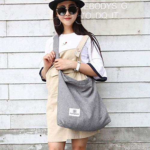 Bolsos Mujer,Fanspack Bolso Bandolera Mujer de Lona Bolsos Mujer Grandes Bolsos de Mujer Bolso Tote Mujer Bolso Shopper Hobo Bag Bolso Shopper Multifuncional