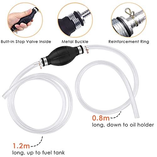 Bomba manual de gasolina de sifón,2M Bomba de Combustible de Mano de Gasolina,Bomba manual de transferencia diesel,bomba manual de combustible,Bomba de Cebado,Bomba Transferencia líquido
