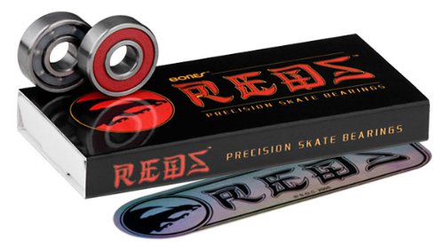 Bones 1BEBOR Reds - Juego de rodamientos para skateboard