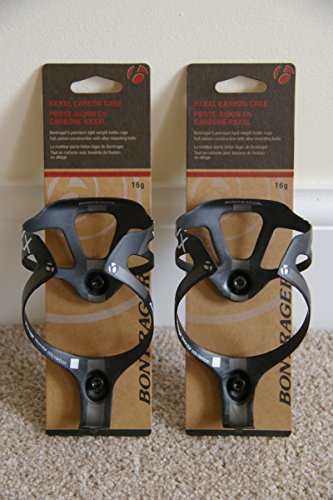 Bontrager - Soporte de carbono para botellas (incluye tornillos para fijar a la bicicleta, 2 unidades)