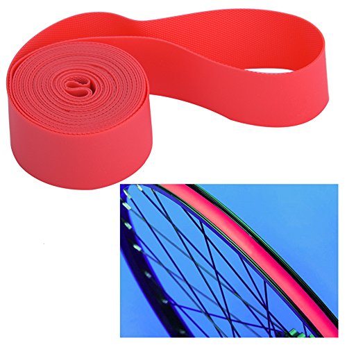 Borde de Bicicleta Cinta Tape Rim, 4PCS / Set Neumático del neumático del neumático Tubo Interno Protector del neumático Tiras del Borde Cinta del Borde del neumático de la llanta(20")