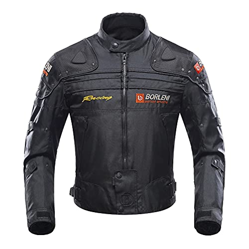 BORLENI Chaqueta de moto a prueba de viento motocicleta armadura de equipo de protección otoño invierno verano para hombre de toda estaciòn