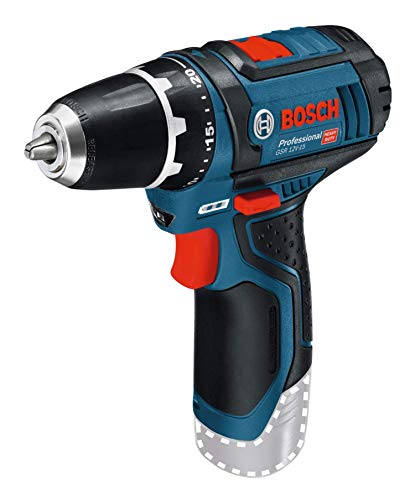 Bosch 12V System GSR 12V-15 - Atornillador a Batería, 30 Nm, sin Batería, en L-BOXX