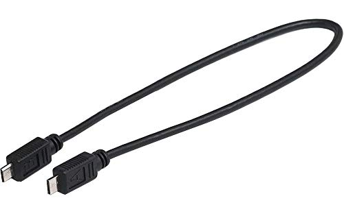 Bosch Cable de Carga Pantallas (Control) para Pantallas Intuvia y Nyon (Unidad de Control de Bicicleta eléctrica), Cable Cargador USB, de Color Negro, tamaño único