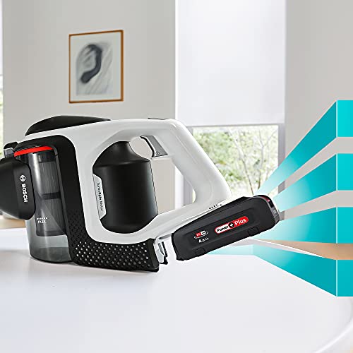 Bosch Hogar Unlimited Gen 2 Serie 8 Aspirador Vertical, 0.4 litros, Blanco