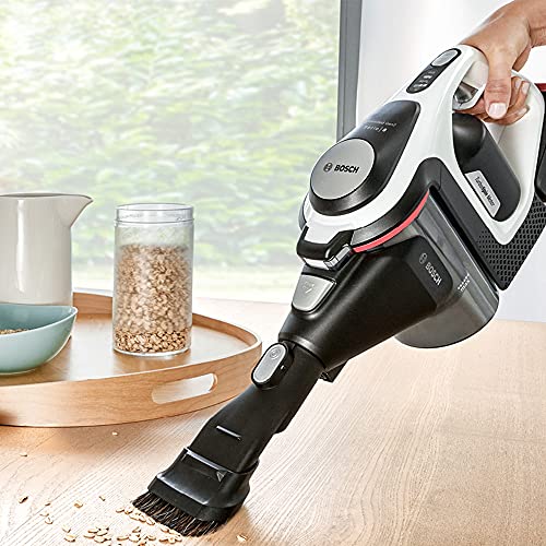 Bosch Hogar Unlimited Gen 2 Serie 8 Aspirador Vertical, 0.4 litros, Blanco