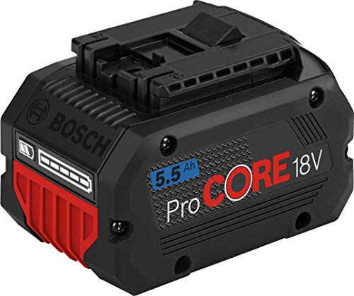 Bosch Professional 18V System ProCORE18V 5.5Ah - Set baterías de litio + cargador (2 baterías x 5.5 Ah + cargador GAL 1880 CV)