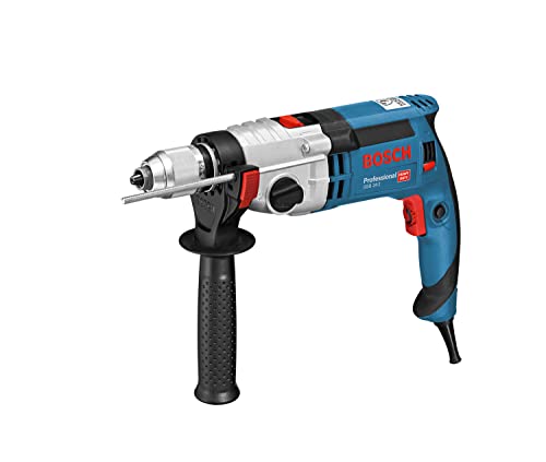 Bosch Professional GSB 24-2 - Taladro percutor (1100 W, 2 velocidades, 3000 rpm, Ø max perforación hormigón 22 mm, en maletín)