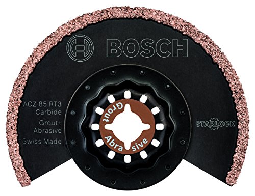 Bosch Professional Starlock - Hoja de sierra segmentada para mortero y abrasivo, Carbide RIFF ACZ 85 RT3, 85 mm